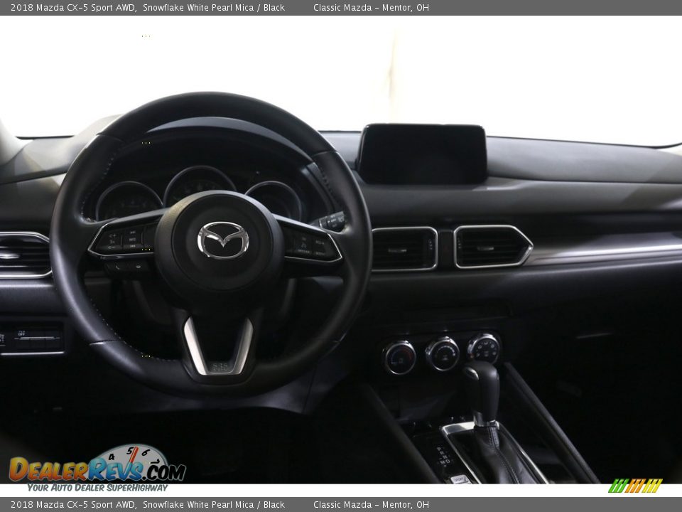 2018 Mazda CX-5 Sport AWD Snowflake White Pearl Mica / Black Photo #6