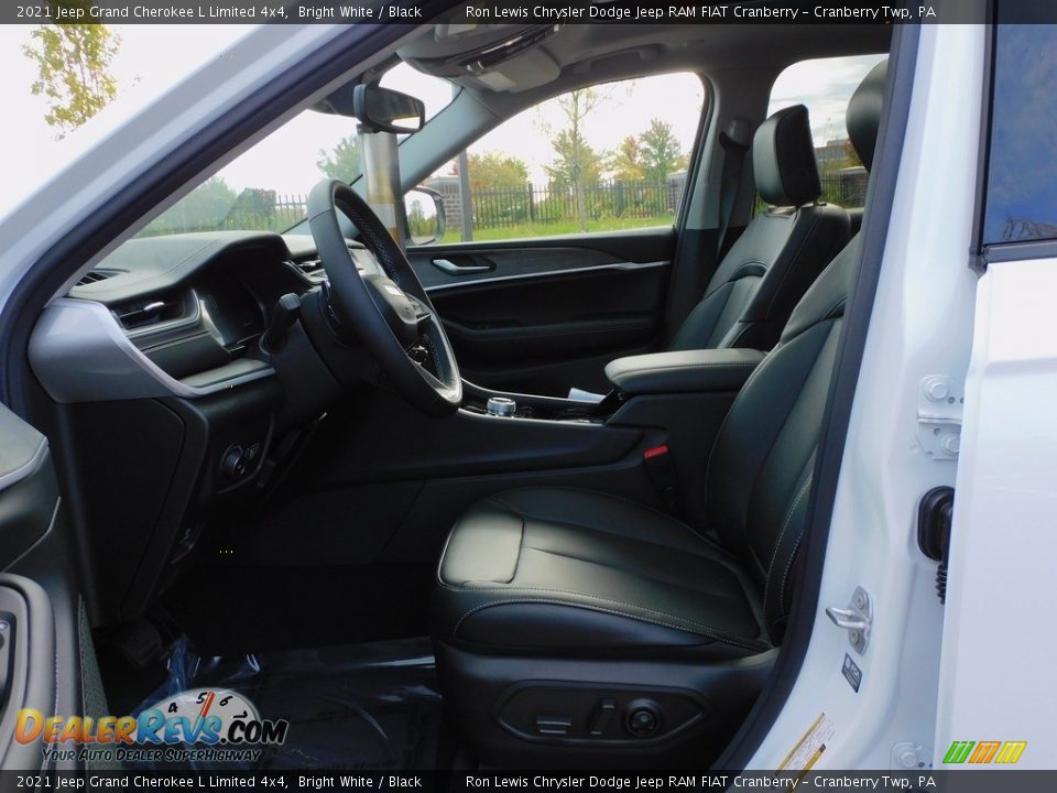 2021 Jeep Grand Cherokee L Limited 4x4 Bright White / Black Photo #11