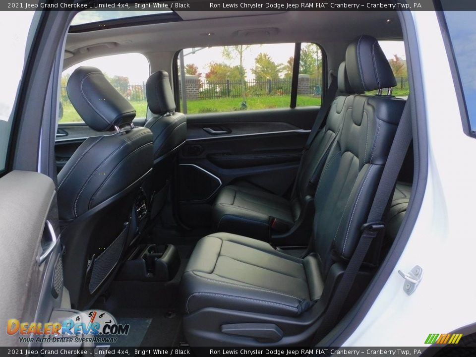 2021 Jeep Grand Cherokee L Limited 4x4 Bright White / Black Photo #12