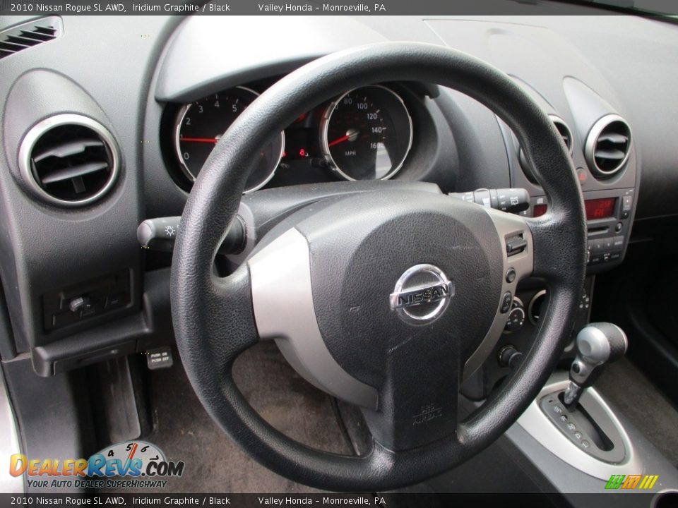 2010 Nissan Rogue SL AWD Iridium Graphite / Black Photo #14