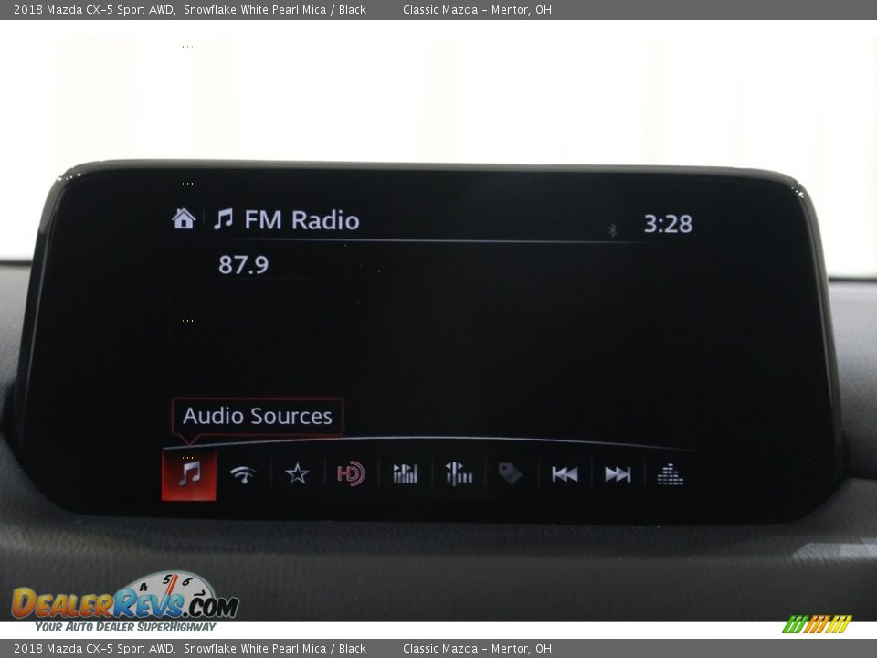 2018 Mazda CX-5 Sport AWD Snowflake White Pearl Mica / Black Photo #11