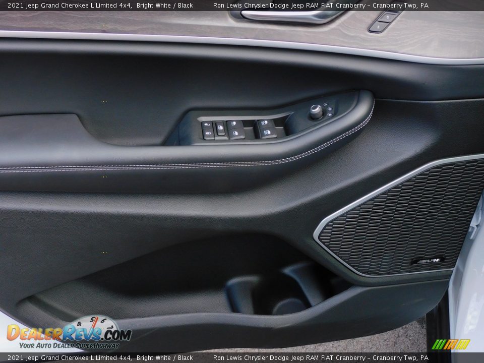 2021 Jeep Grand Cherokee L Limited 4x4 Bright White / Black Photo #15