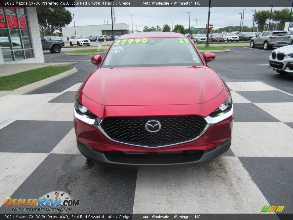 2021 Mazda CX-30 Preferred AWD Soul Red Crystal Metallic / Greige Photo #2
