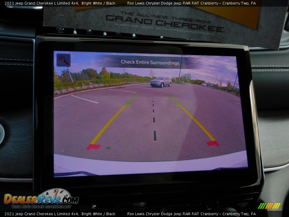 2021 Jeep Grand Cherokee L Limited 4x4 Bright White / Black Photo #18