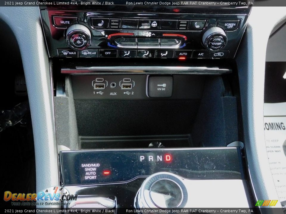 2021 Jeep Grand Cherokee L Limited 4x4 Bright White / Black Photo #19