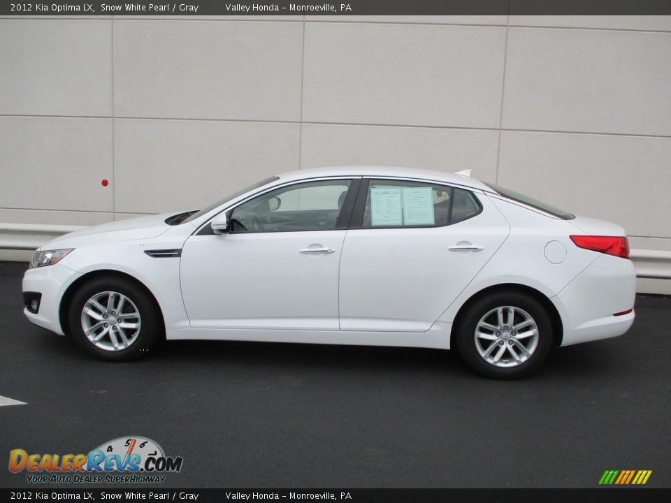 2012 Kia Optima LX Snow White Pearl / Gray Photo #2