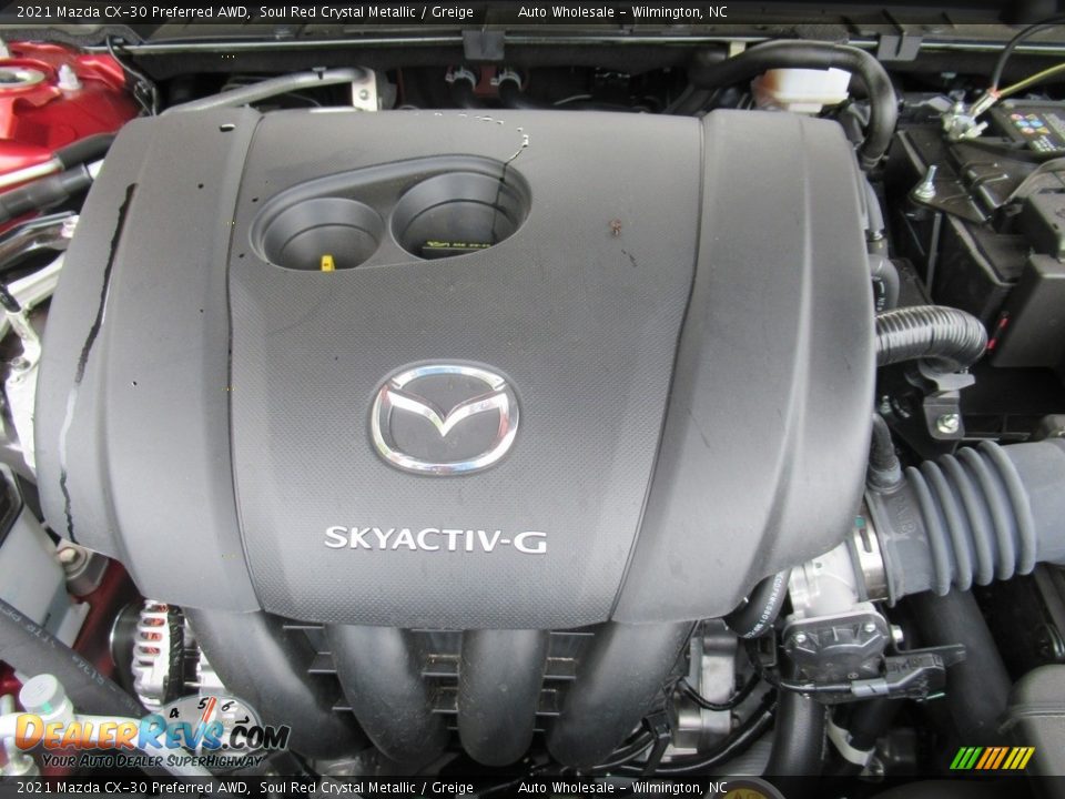 2021 Mazda CX-30 Preferred AWD Soul Red Crystal Metallic / Greige Photo #6