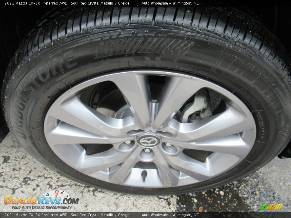 2021 Mazda CX-30 Preferred AWD Soul Red Crystal Metallic / Greige Photo #7