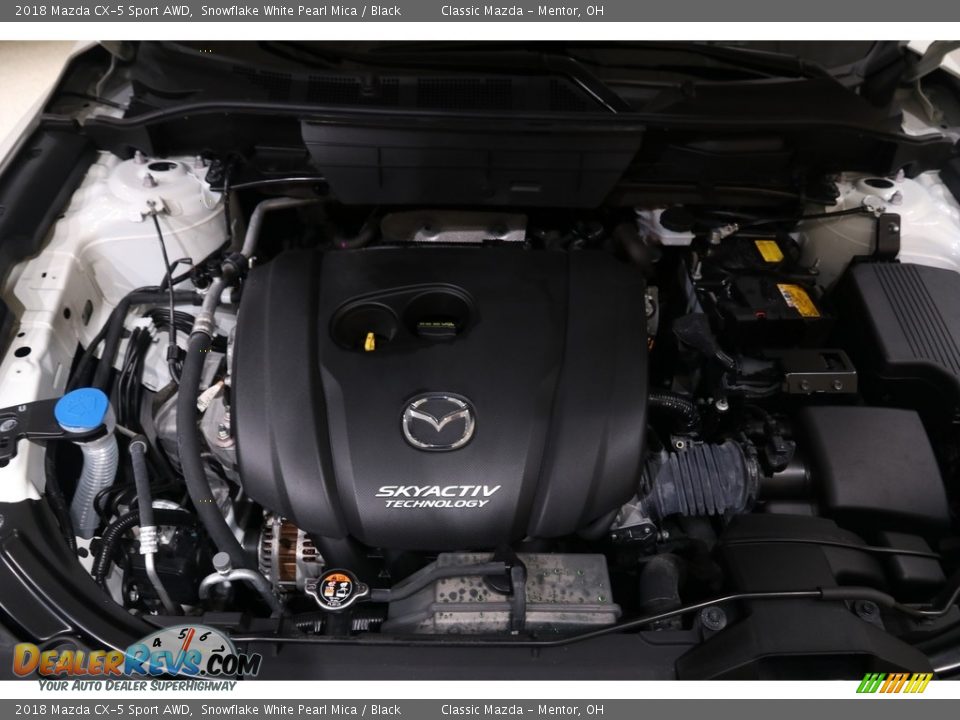 2018 Mazda CX-5 Sport AWD Snowflake White Pearl Mica / Black Photo #21