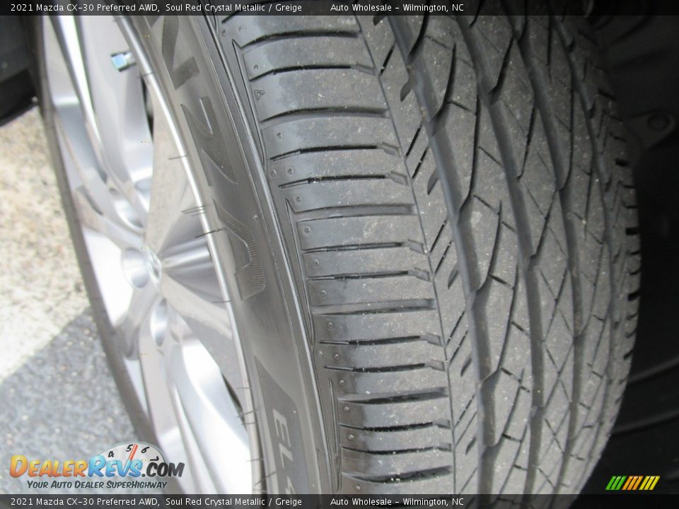 2021 Mazda CX-30 Preferred AWD Soul Red Crystal Metallic / Greige Photo #8