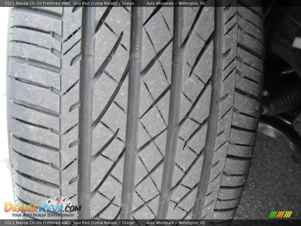 2021 Mazda CX-30 Preferred AWD Soul Red Crystal Metallic / Greige Photo #9