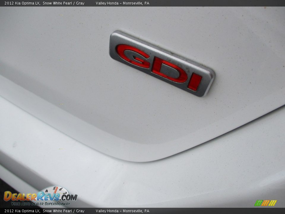 2012 Kia Optima LX Snow White Pearl / Gray Photo #6