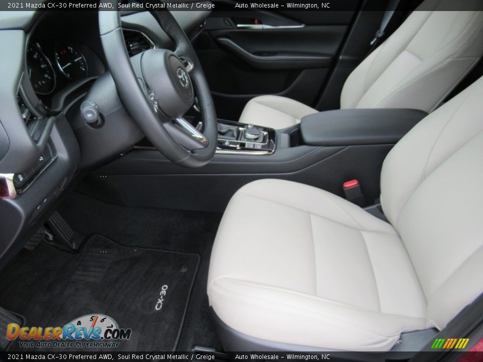 2021 Mazda CX-30 Preferred AWD Soul Red Crystal Metallic / Greige Photo #10