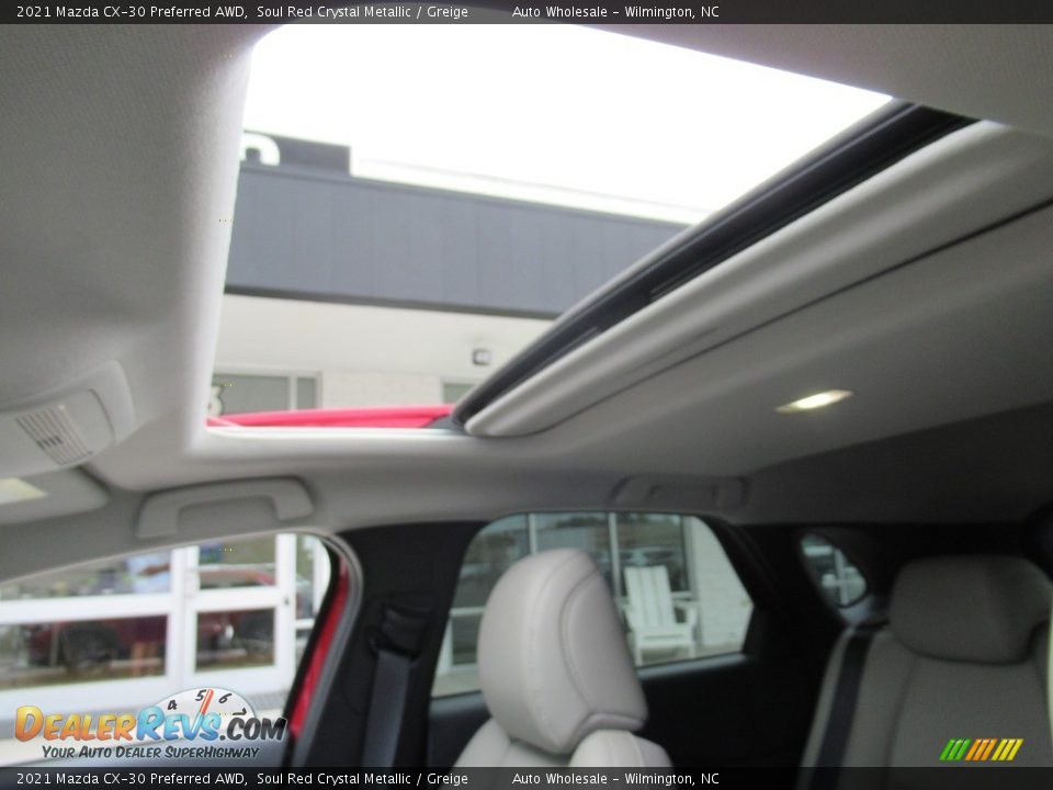 2021 Mazda CX-30 Preferred AWD Soul Red Crystal Metallic / Greige Photo #11