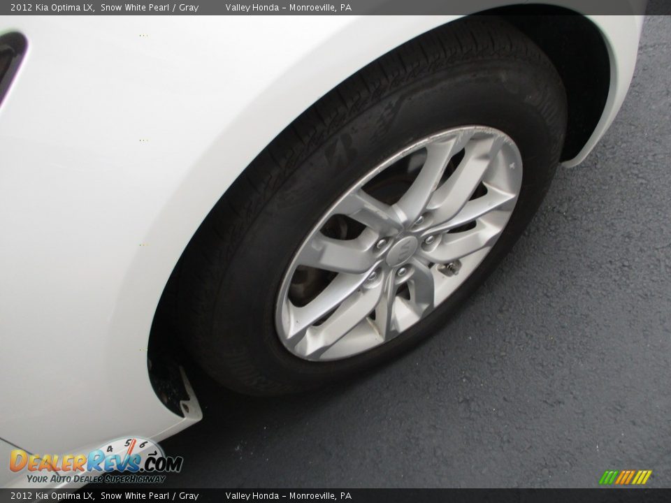 2012 Kia Optima LX Snow White Pearl / Gray Photo #7