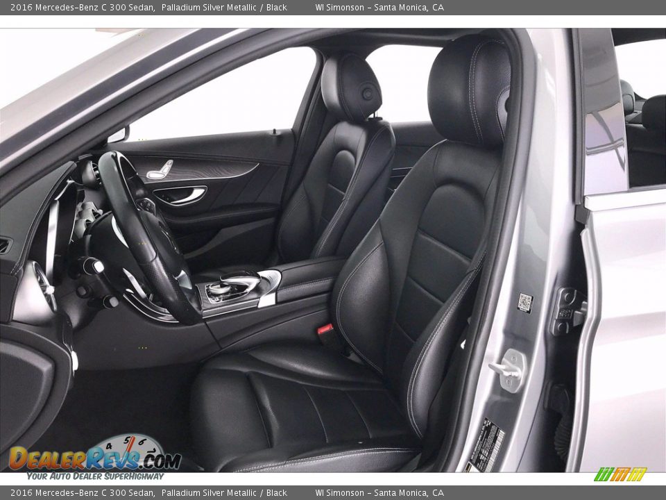 2016 Mercedes-Benz C 300 Sedan Palladium Silver Metallic / Black Photo #14