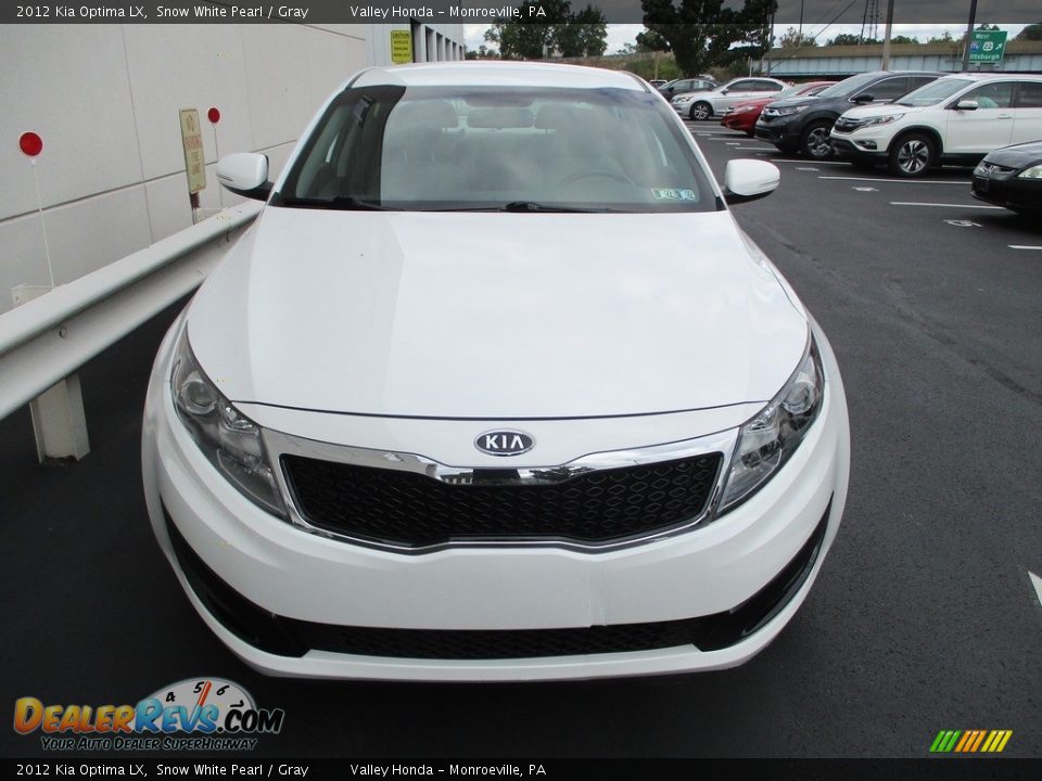 2012 Kia Optima LX Snow White Pearl / Gray Photo #9