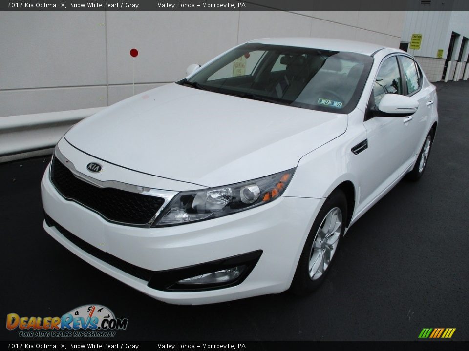 2012 Kia Optima LX Snow White Pearl / Gray Photo #10