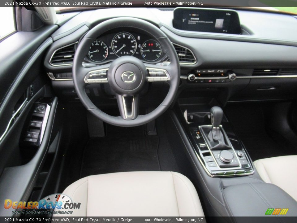 2021 Mazda CX-30 Preferred AWD Soul Red Crystal Metallic / Greige Photo #15