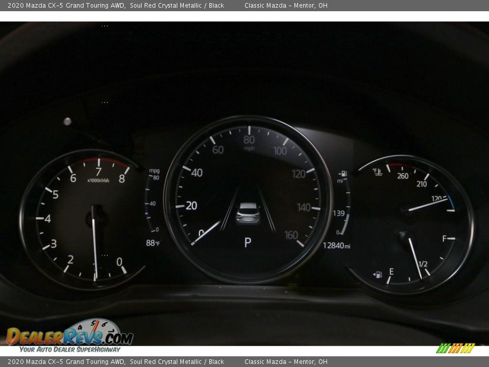 2020 Mazda CX-5 Grand Touring AWD Soul Red Crystal Metallic / Black Photo #8