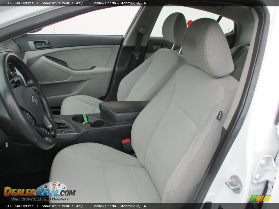 2012 Kia Optima LX Snow White Pearl / Gray Photo #12