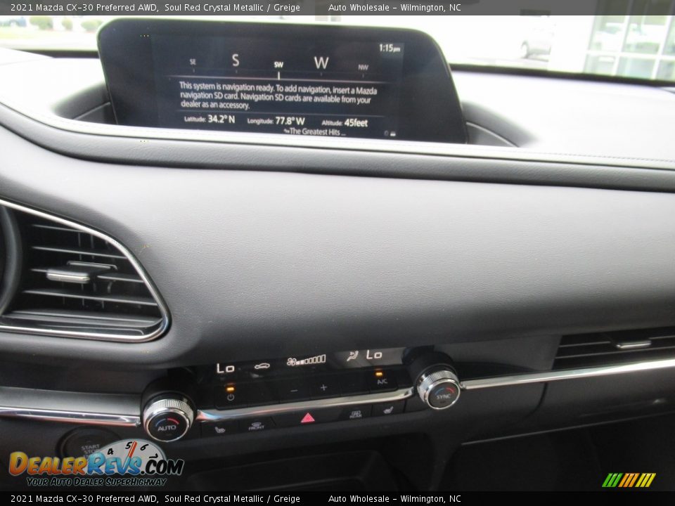 2021 Mazda CX-30 Preferred AWD Soul Red Crystal Metallic / Greige Photo #17