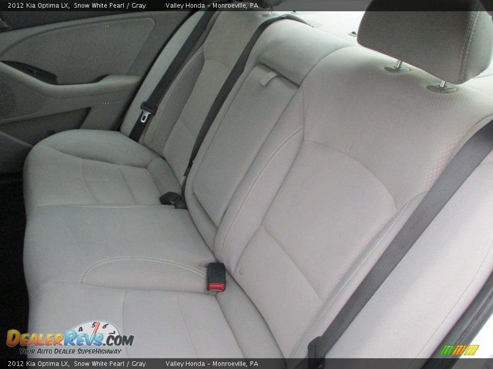 2012 Kia Optima LX Snow White Pearl / Gray Photo #13