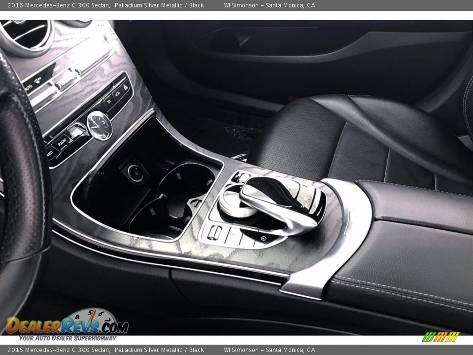 2016 Mercedes-Benz C 300 Sedan Palladium Silver Metallic / Black Photo #23