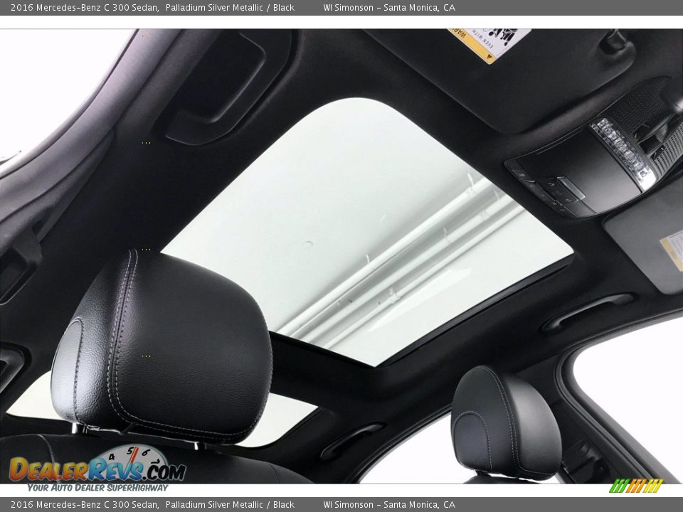 2016 Mercedes-Benz C 300 Sedan Palladium Silver Metallic / Black Photo #29