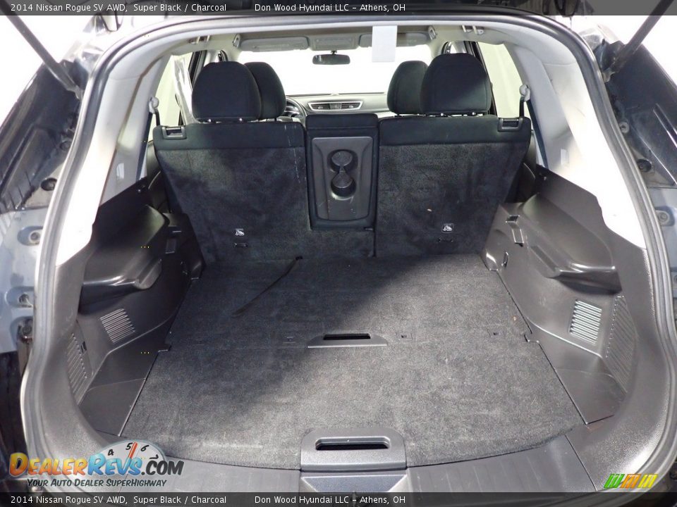 2014 Nissan Rogue SV AWD Super Black / Charcoal Photo #15