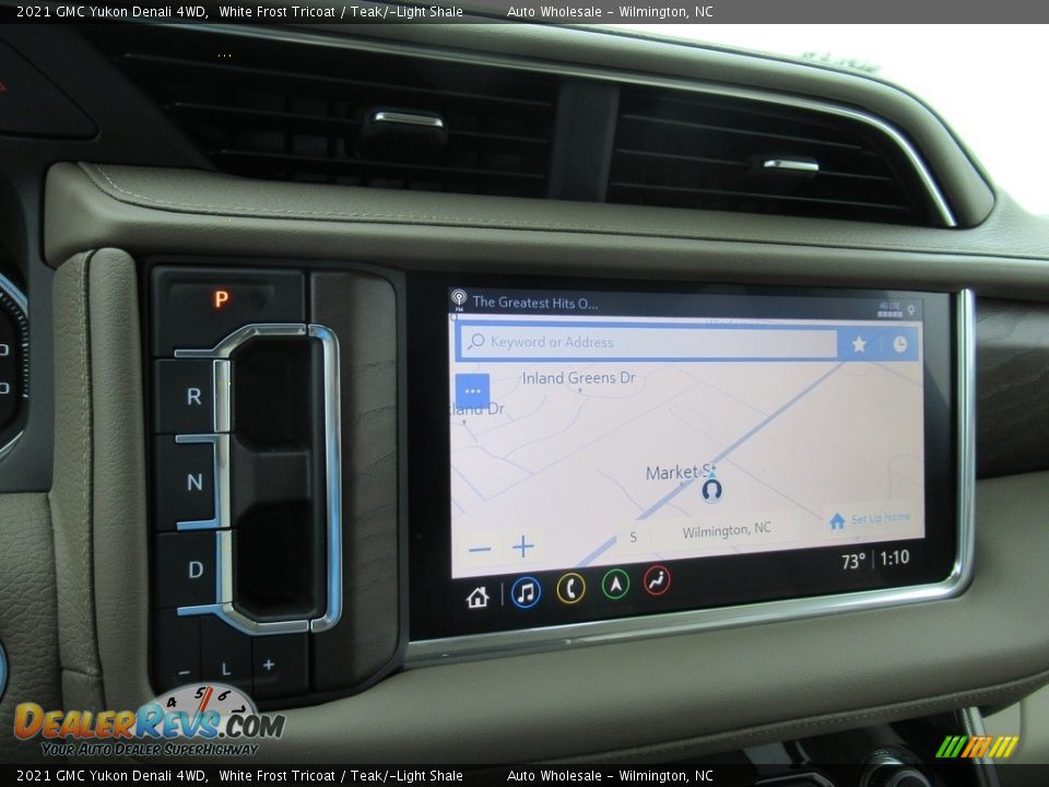 2021 GMC Yukon Denali 4WD White Frost Tricoat / Teak/­Light Shale Photo #17