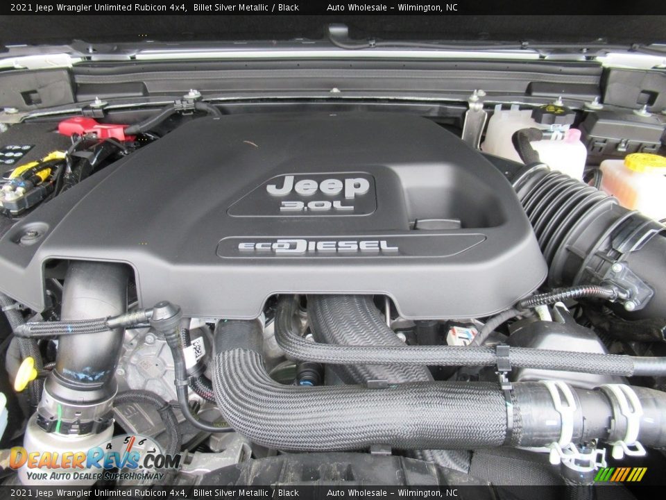 2021 Jeep Wrangler Unlimited Rubicon 4x4 Billet Silver Metallic / Black Photo #6