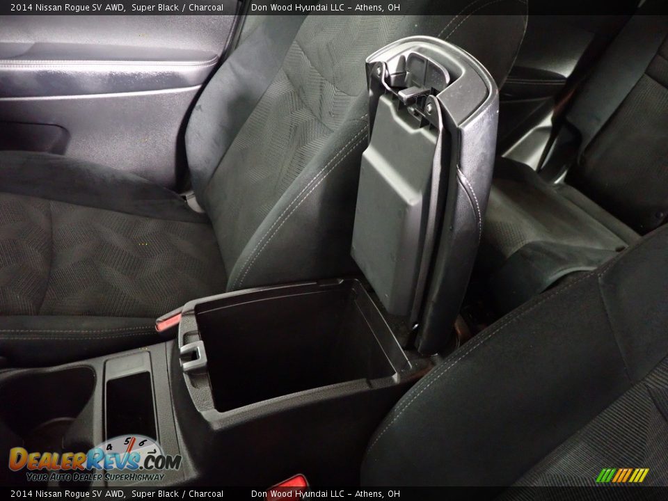 2014 Nissan Rogue SV AWD Super Black / Charcoal Photo #33