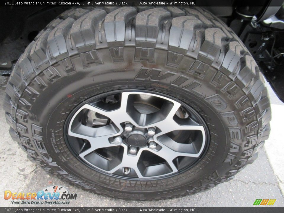 2021 Jeep Wrangler Unlimited Rubicon 4x4 Billet Silver Metallic / Black Photo #7