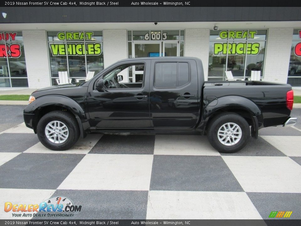 2019 Nissan Frontier SV Crew Cab 4x4 Midnight Black / Steel Photo #1