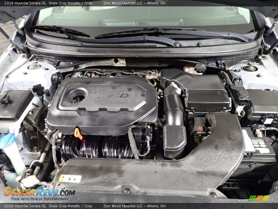 2016 Hyundai Sonata SE Shale Gray Metallic / Gray Photo #7
