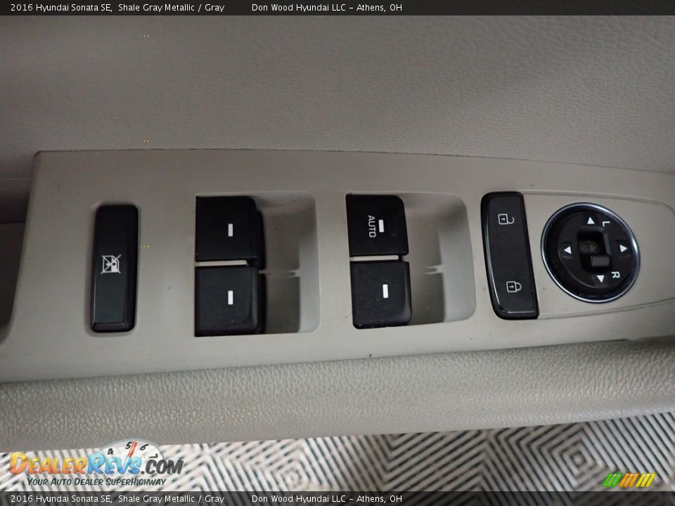 2016 Hyundai Sonata SE Shale Gray Metallic / Gray Photo #21