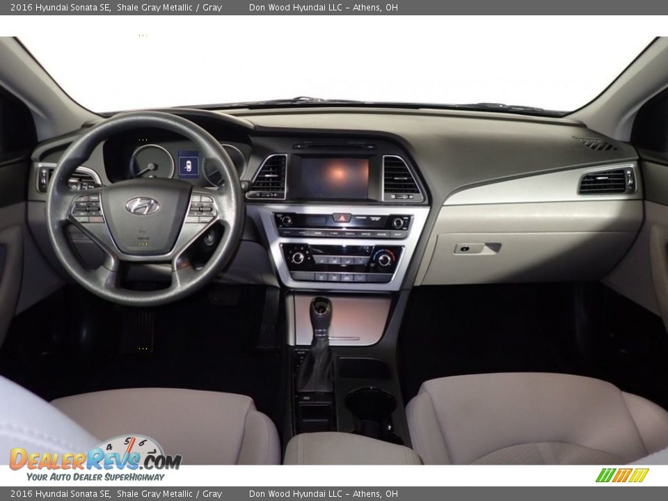 2016 Hyundai Sonata SE Shale Gray Metallic / Gray Photo #24