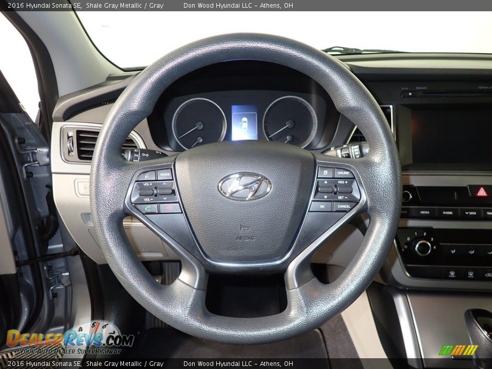 2016 Hyundai Sonata SE Shale Gray Metallic / Gray Photo #27
