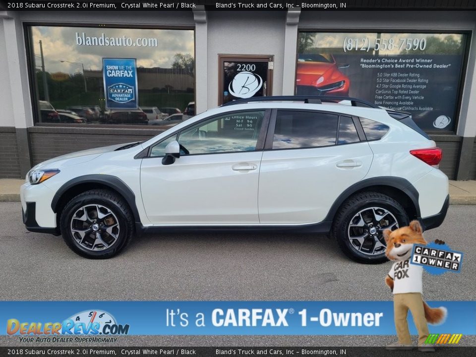 2018 Subaru Crosstrek 2.0i Premium Crystal White Pearl / Black Photo #1