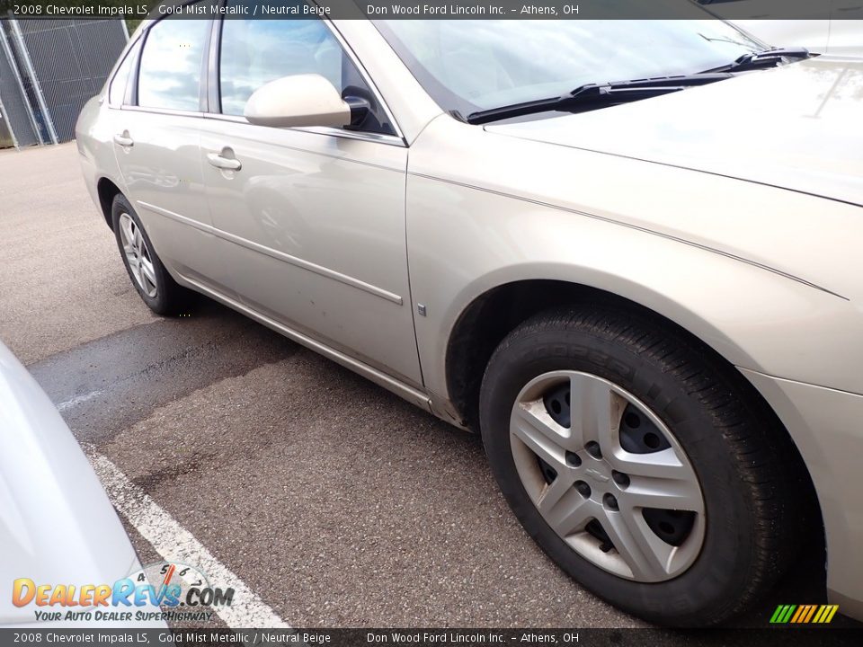 2008 Chevrolet Impala LS Gold Mist Metallic / Neutral Beige Photo #3