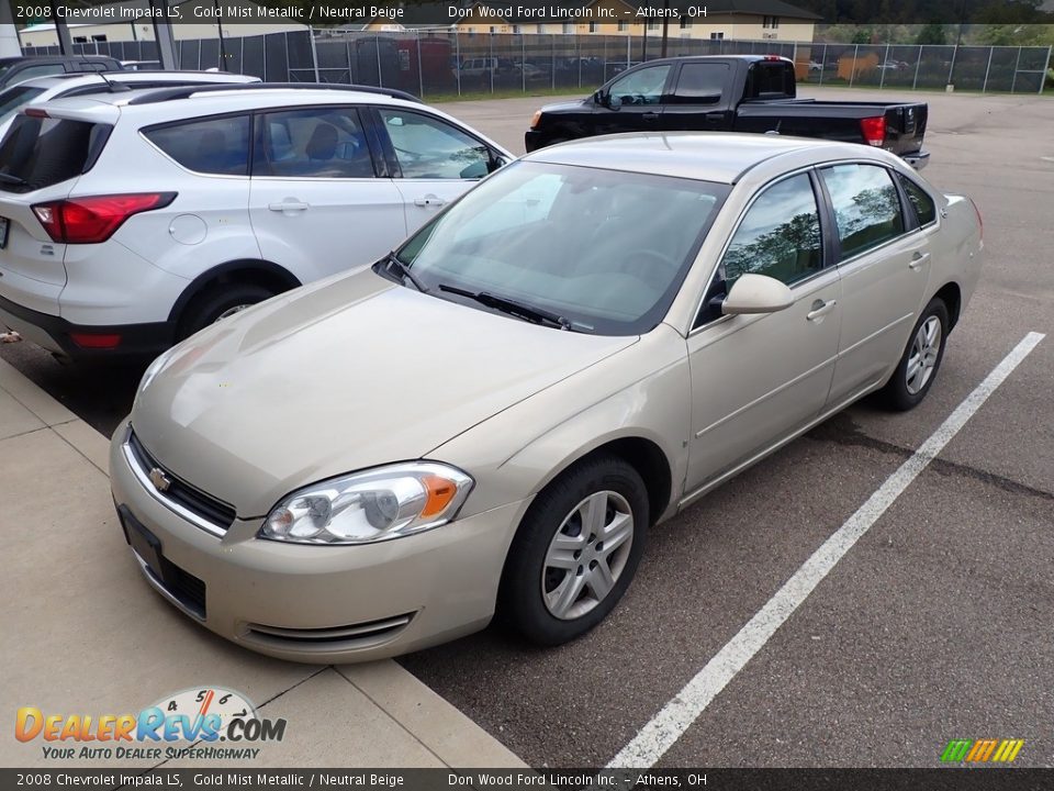 2008 Chevrolet Impala LS Gold Mist Metallic / Neutral Beige Photo #7