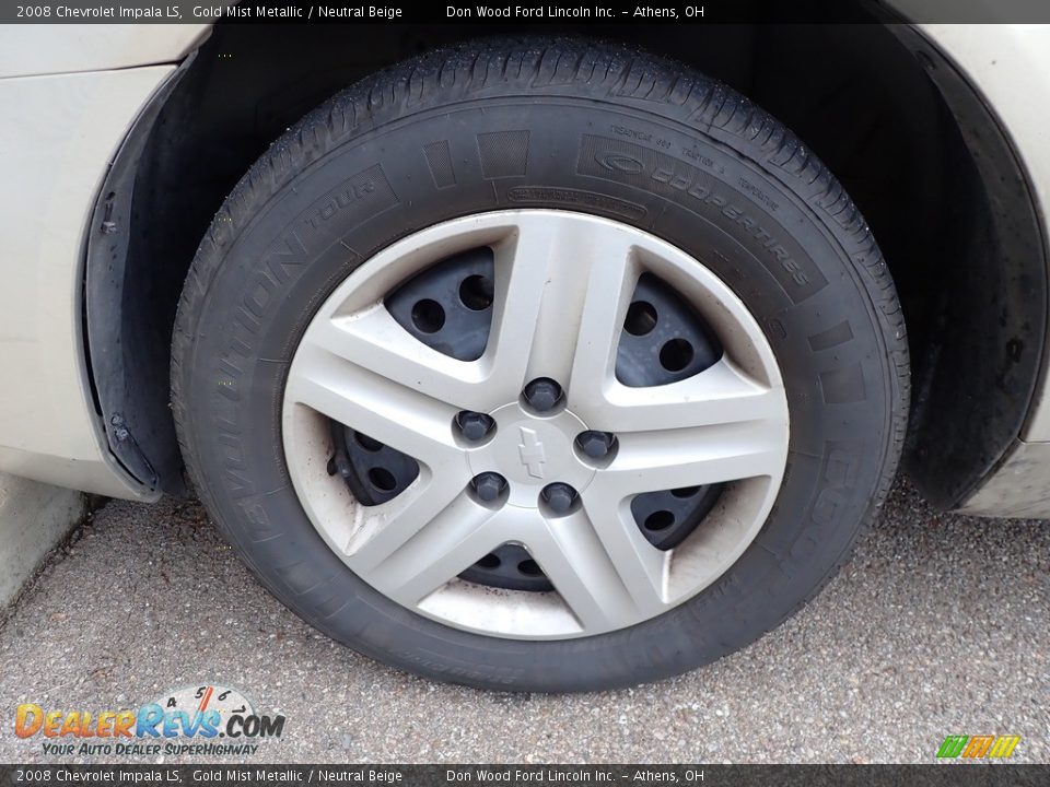2008 Chevrolet Impala LS Gold Mist Metallic / Neutral Beige Photo #13