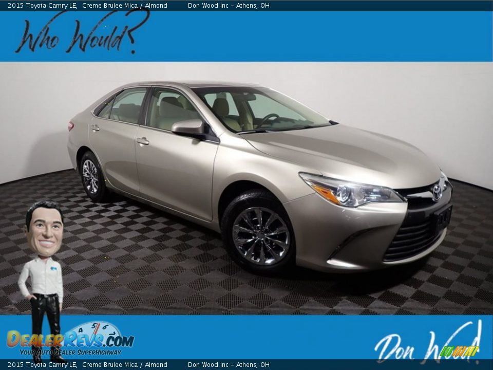 2015 Toyota Camry LE Creme Brulee Mica / Almond Photo #1
