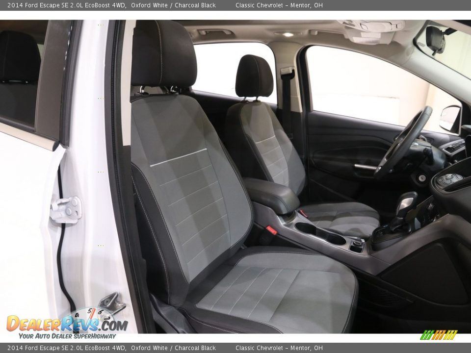 2014 Ford Escape SE 2.0L EcoBoost 4WD Oxford White / Charcoal Black Photo #14