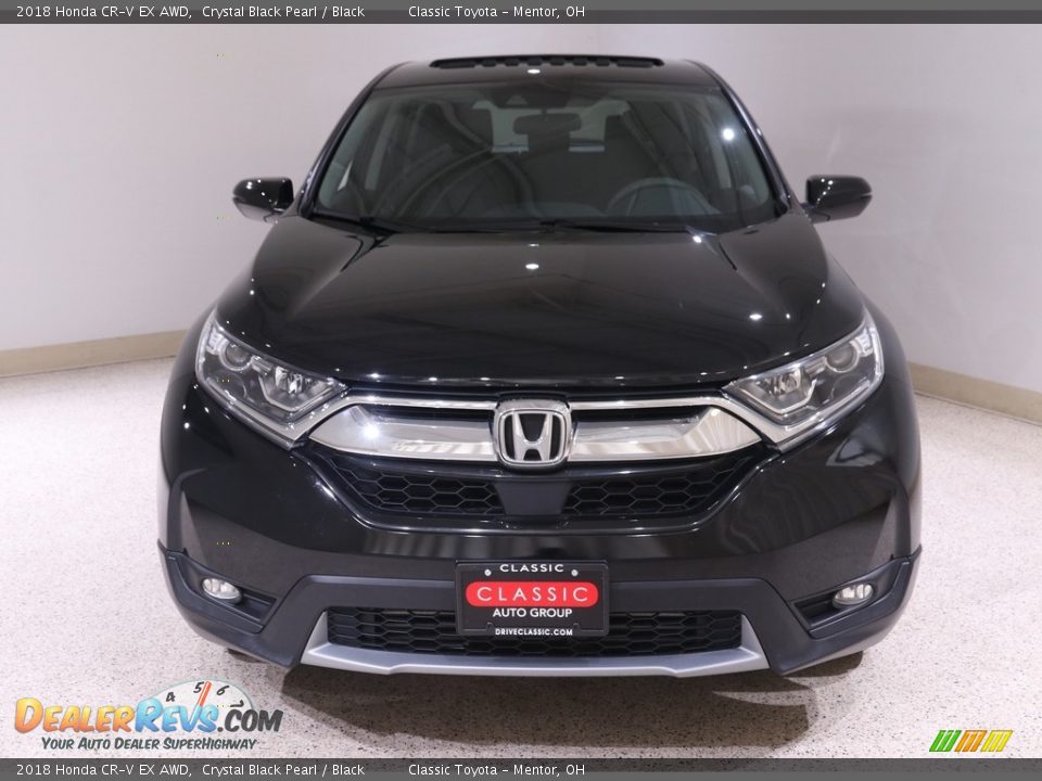 2018 Honda CR-V EX AWD Crystal Black Pearl / Black Photo #2