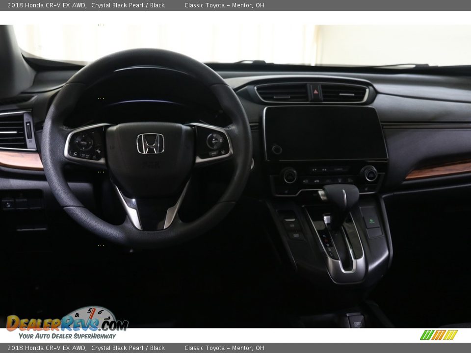 2018 Honda CR-V EX AWD Crystal Black Pearl / Black Photo #6