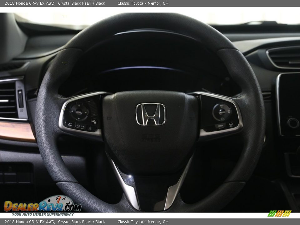 2018 Honda CR-V EX AWD Crystal Black Pearl / Black Photo #7