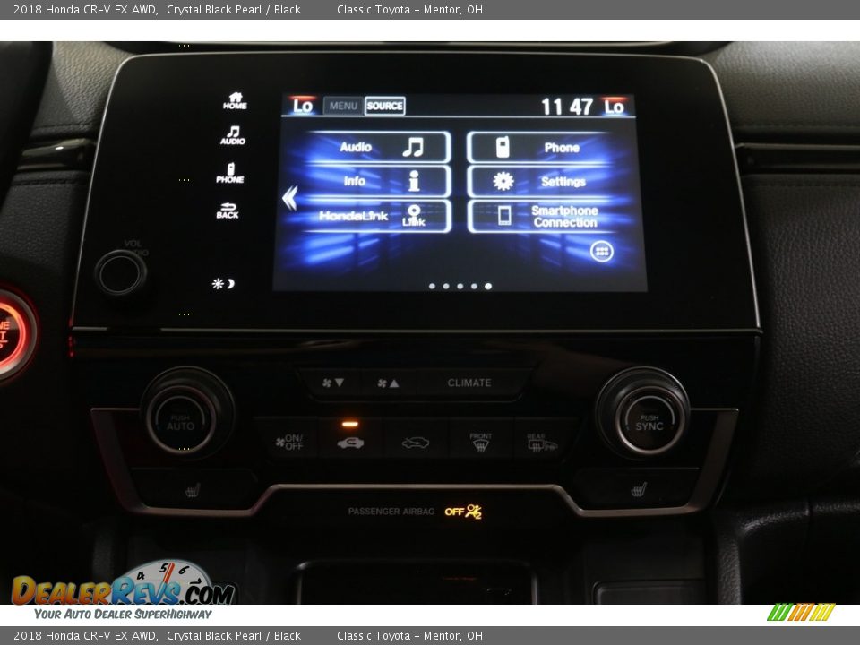2018 Honda CR-V EX AWD Crystal Black Pearl / Black Photo #9
