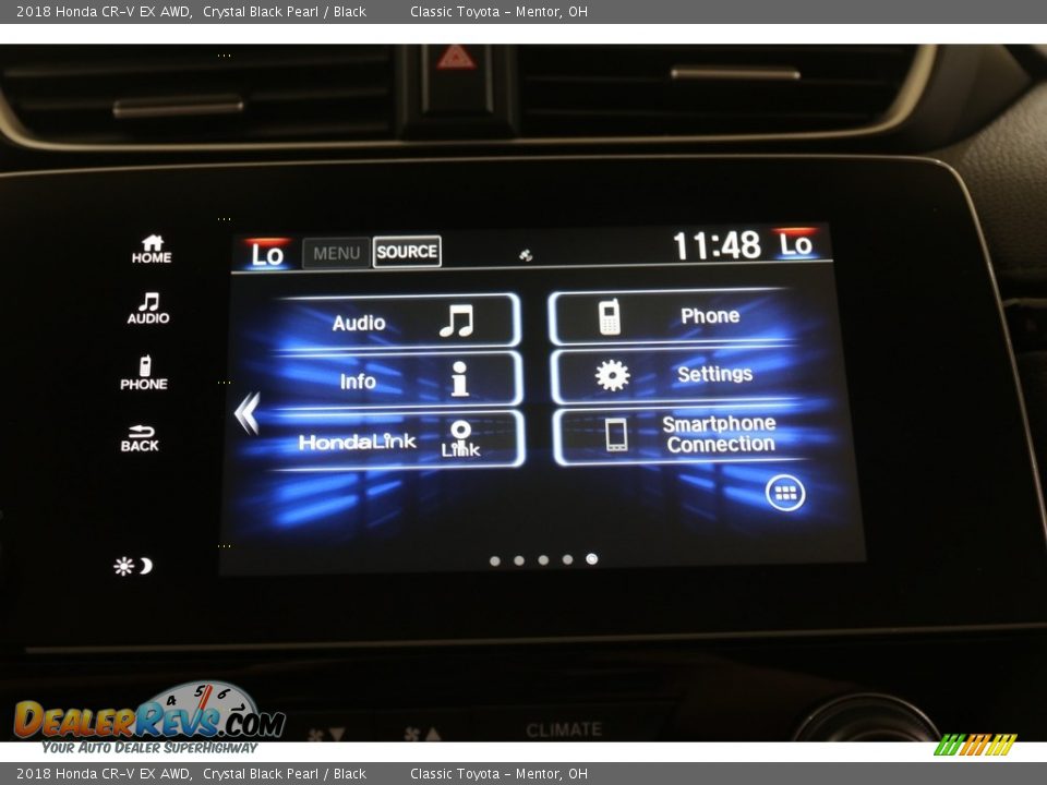 2018 Honda CR-V EX AWD Crystal Black Pearl / Black Photo #10